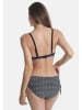 Sassa Bikini-Oberteil in Schwarz/ Weiß