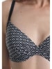 Sassa Bikini-Oberteil in Schwarz/ Weiß