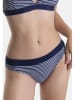 Sassa Bikini-Hose in Dunkelblau/ Weiß