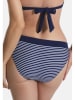 Sassa Bikini-Hose in Dunkelblau/ Weiß