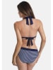 Sassa Bikini-Hose in Dunkelblau/ Weiß