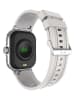 SmartCase Smartwatch w kolorze biało-srebrnym