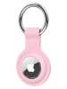 SmartCase 3er-Set Hülle für Airtag in Grau/ Schwarz/ Rosa