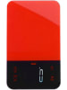 Silit Waga kuchenna w kolorze czerwono-czarnym - 25,2 x 15,2 cm
