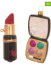 Krebs Glas Lauscha Ozdoby choinkowe (2 szt.) "Make-Up" ze wzorem