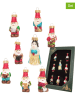 Krebs Glas Lauscha Kerstboomversiering "Schneewittchen" meerkleurig - 8 stuks