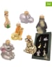Krebs Glas Lauscha Christbaumornamente "Mini Zoo" in Bunt - 6 Stück