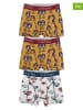 Claesens 3er-Set: Boxershorts in Gelb/ Rot/ Weiß