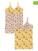 Claesens 2er-Set: Unterhemden in Beige/ Gelb