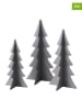 Boltze 3-delige set: decoratieve objecten "Ceti" grijs
