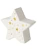 Boltze Decoratief ledobject "Maltesy" wit - (B)13 x (H)13 cm