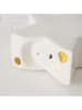 Boltze Decoratief ledobject "Maltesy" wit - (B)13 x (H)13 cm