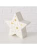 Boltze Decoratief ledobject "Maltesy" wit - (B)13 x (H)13 cm