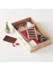Boltze 10-delige set: decoratieve objecten "Nisse" meerkleurig - (B)10 x (H)17 cm