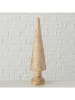 Boltze 2-delige set: decoratieve objecten "Noares" beige - (H)30 x Ø 7 cm