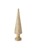 Boltze 2-delige set: decoratieve objecten "Noares" beige - (H)30 x Ø 7 cm