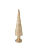 Boltze 2er-Set: Dekoaufsteller "Noares" in Beige - (H)30 x Ø 7 cm