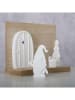 Boltze Decoratief object "Sigo" lichtbruin/wit - (B)20 x (H)15 x (D)8 cm