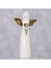 Boltze Decoratief figuur "Tatjana" wit - (H)25 x Ø 7 cm