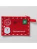 Boltze 2-delige set: geschenktasjes "Brev" grijs/rood - (B)19 x (H)13 cm