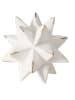 Boltze Kaarshouder "Gunilla" wit - (H)9,5 x Ø 10 cm