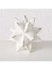 Boltze Kaarshouder "Gunilla" wit - (H)9,5 x Ø 10 cm