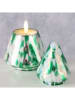 Boltze Kaarshouder "Dotti" groen - (H)14 x Ø 9,5 cm