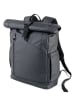 Troika Rolltop-Rucksack in Grau - (B)33 x (H)53 x (T)11 cm