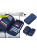 Troika Reisedokumente-Etui in Dunkelblau - (B)24,3 x (H)13,3 x (T)2,2 cm
