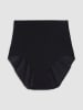 COTONELLA Pełne figi high waist w kolorze czarnym