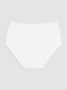 COTONELLA 2-delige set: taillehipsters wit