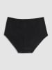 COTONELLA Pełne figi high waist (2 pary) w kolorze czarnym