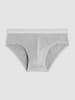 COTONELLA 2er-Set: Slips in Grau/ Dunkelblau