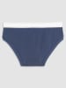 COTONELLA 2er-Set: Slips in Grau/ Dunkelblau