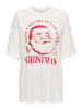 ONLY Shirt wit/rood