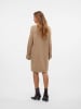 Vero Moda Strickkleid in Beige