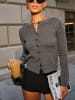 Milan Kiss Cardigan in Grau