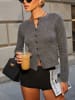 Milan Kiss Cardigan in Grau