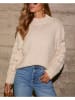 Milan Kiss Pullover in Beige