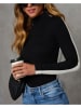Milan Kiss Longsleeve in Schwarz/ Weiß