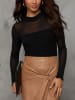 Milan Kiss Bluse in Schwarz