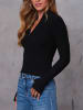 Milan Kiss Pullover in Schwarz