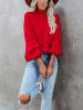 Milan Kiss Pullover in Rot