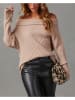 Milan Kiss Pullover in Beige