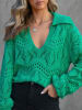 Milan Kiss Sweter w kolorze zielonym