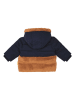Steiff Steppjacke in Hellbraun/ Dunkelblau