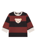 Steiff Sweatshirt zwart/bordeaux