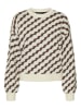 Vero Moda Sweter w kolorze kremowo-brązowym