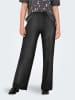 ONLY Broek zwart/zilverkleurig
