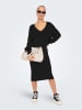 ONLY Strickkleid in Schwarz
